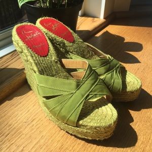 Christian louboutin wedges